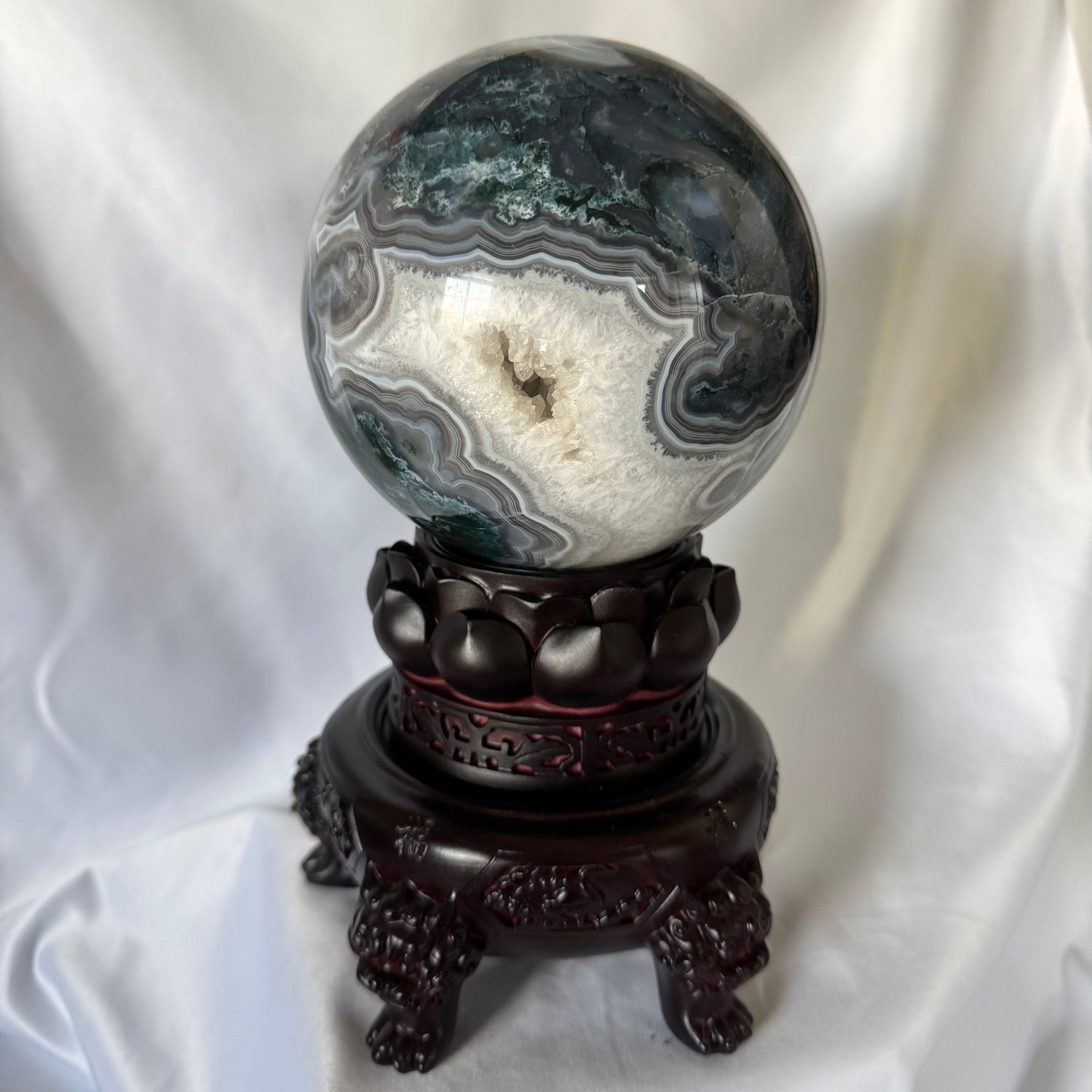 Moss Agate / Blue Agate