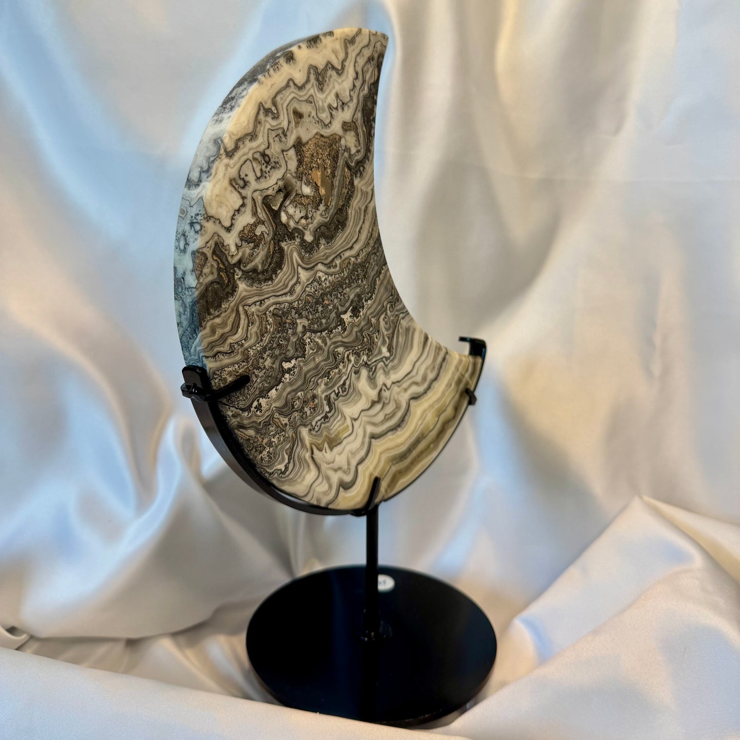 Zebra Calcite Moon