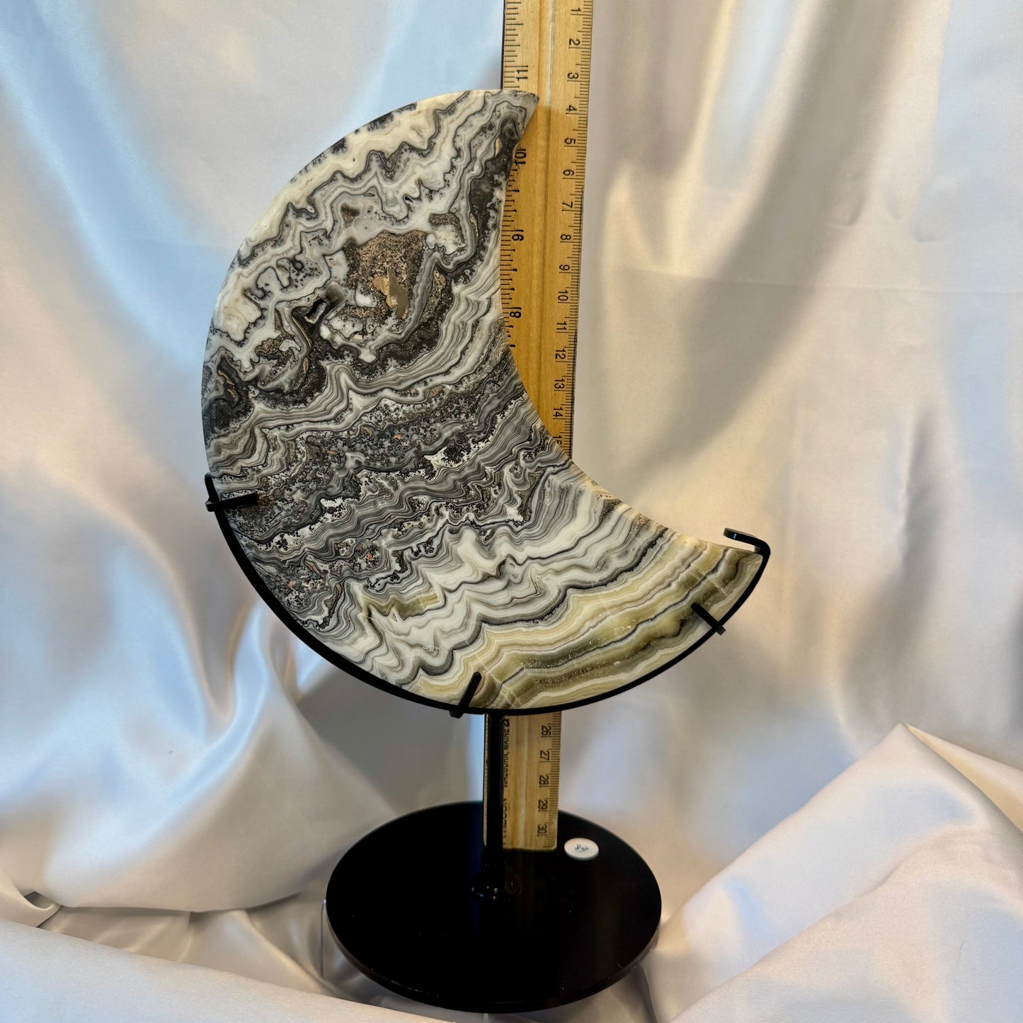 Zebra Calcite Moon
