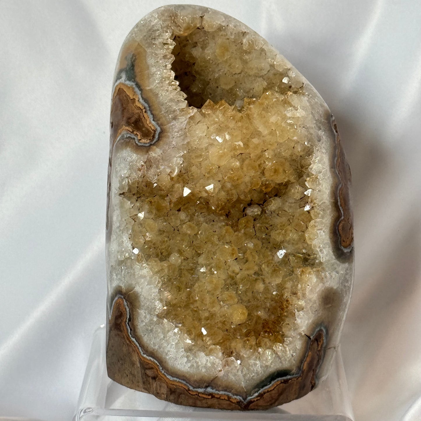 Citrine Cut Base Full of Sparkle and Abundance