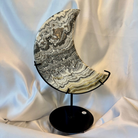 Zebra Calcite Moon
